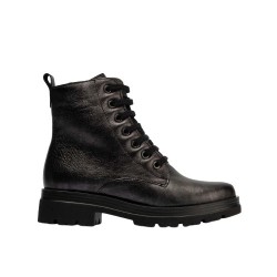 BOTIN MILITAR PIEL ANTRACITA