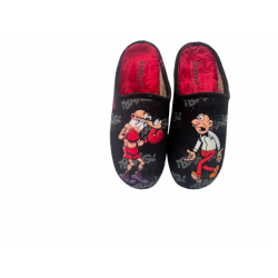 ZAPATILLAS DE CASA BOXEO NEGRO