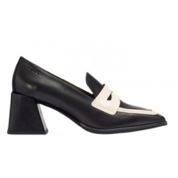 MOCASIN BORA NEGRO BEIGE