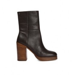 BOTA EN PIEL NEGRO PARA...