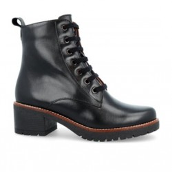 BOTIN MILITAR PIEL NAPA NEGRO