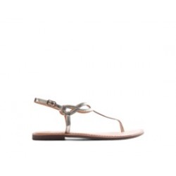 SANDALIAS PIEL WARSAW PLATINO