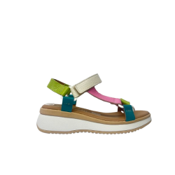 SANDALIAS PIEL HIELO COMBI