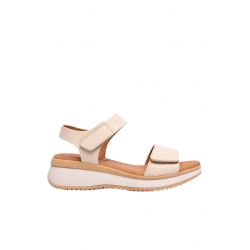 SANDALIAS PIEL SELENE HIELO