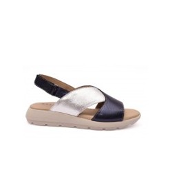 SANDALIAS PIEL VELCRO...
