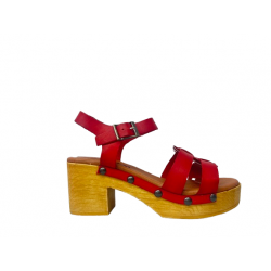 SANDALIAS VAQUETILLA PIEL...