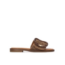 SANDALIAS TIPO RAFIA CAMEL