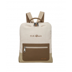 BOLSO MOCHILA ADELAILA BEIGE