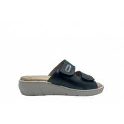 SANDALIAS PIEL DOBLE VELCRO...