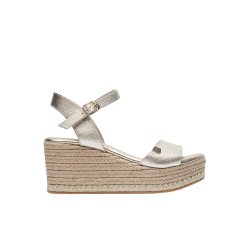 SANDALIAS PIEL ARENAL ORO