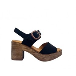 SANDALIAS TACON PIEL...