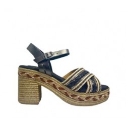SANDALIAS TACON PIEL YUTE...