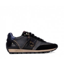 ZAPATILLA PIEL SERRAJE NEGRO