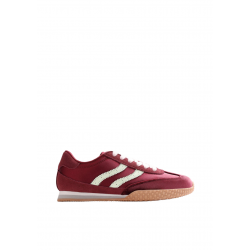 ZAPATILLAS PIEL BURDEOS
