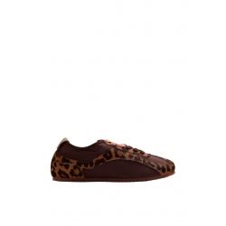 ZAPATILLAS PIEL MARRON PRINT