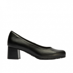 ZAPATO SALON PIEL NAPA NEGRO