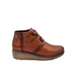 BOTIN PIEL VELCRO CUERO