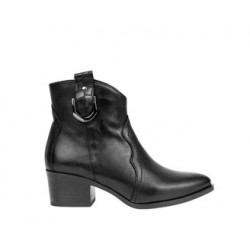 BOTIN PIEL CAMPERO NEGRO