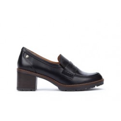 MOCASIN LLANES TACON NEGRO