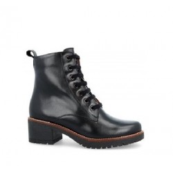 BOTIN MILITAR PIEL NAPA NEGRO