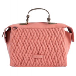 BOLSO DE MANO NIZA PEACH/TESTA